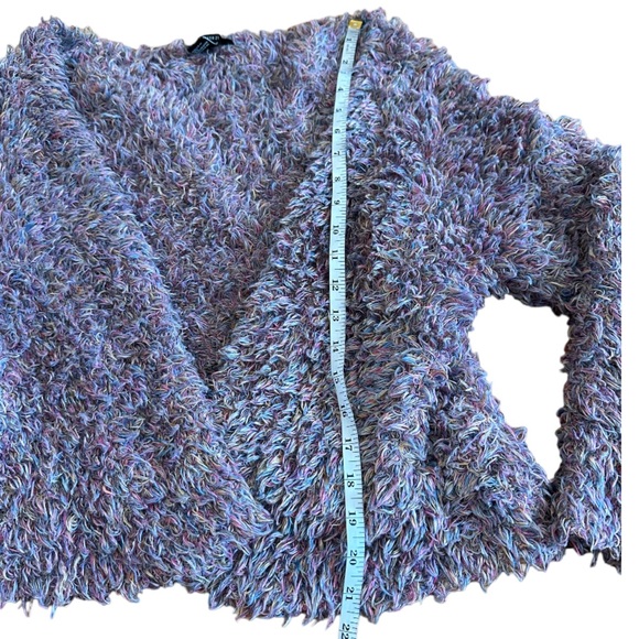 Shaggy Knit Cardigan Forever 21 Small q - Picture 4 of 6